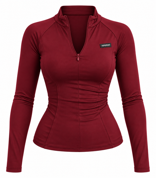 Essential Zip-Up Sport Top